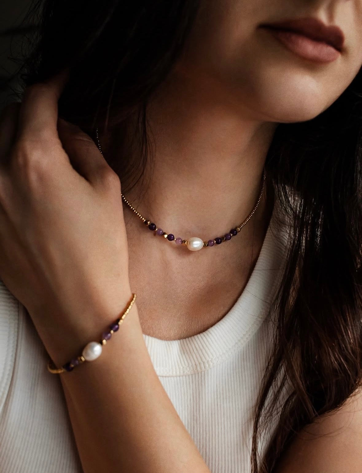 Set Golden Amethyst