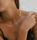 Colier auriu Snake