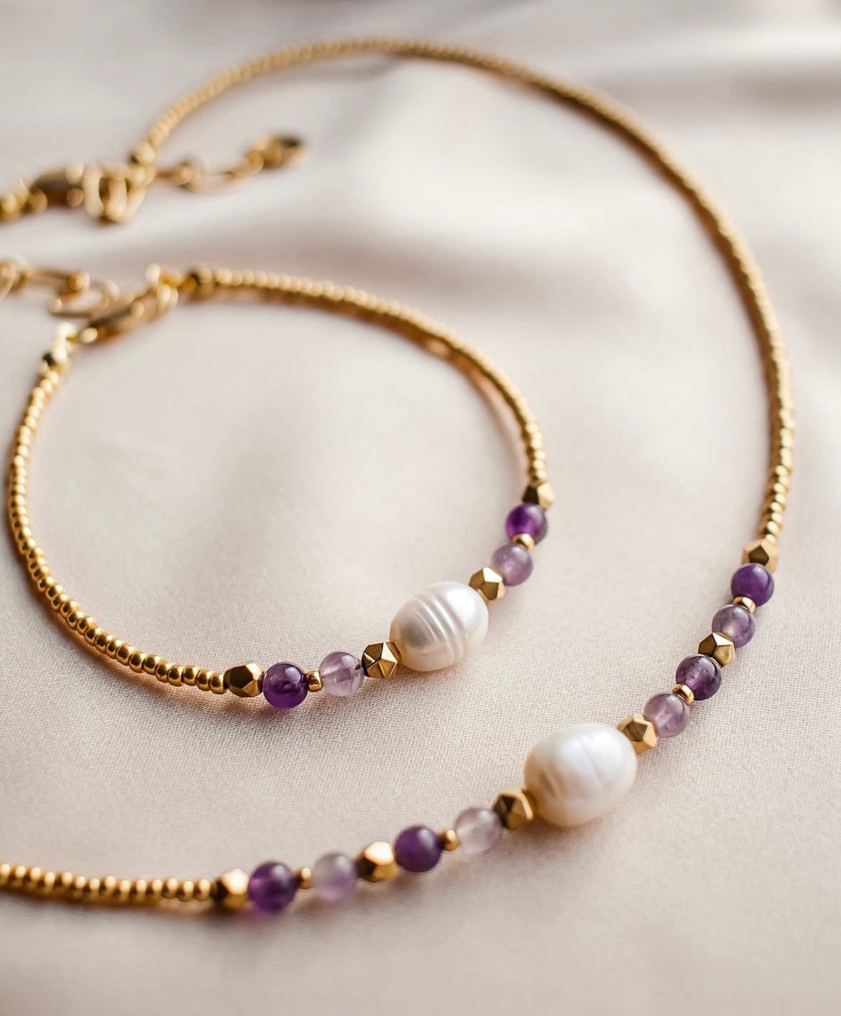 Set Golden Amethyst